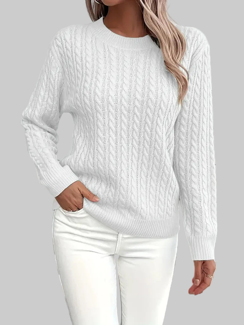 Bernila | Ladies' Cable Knit Jumper