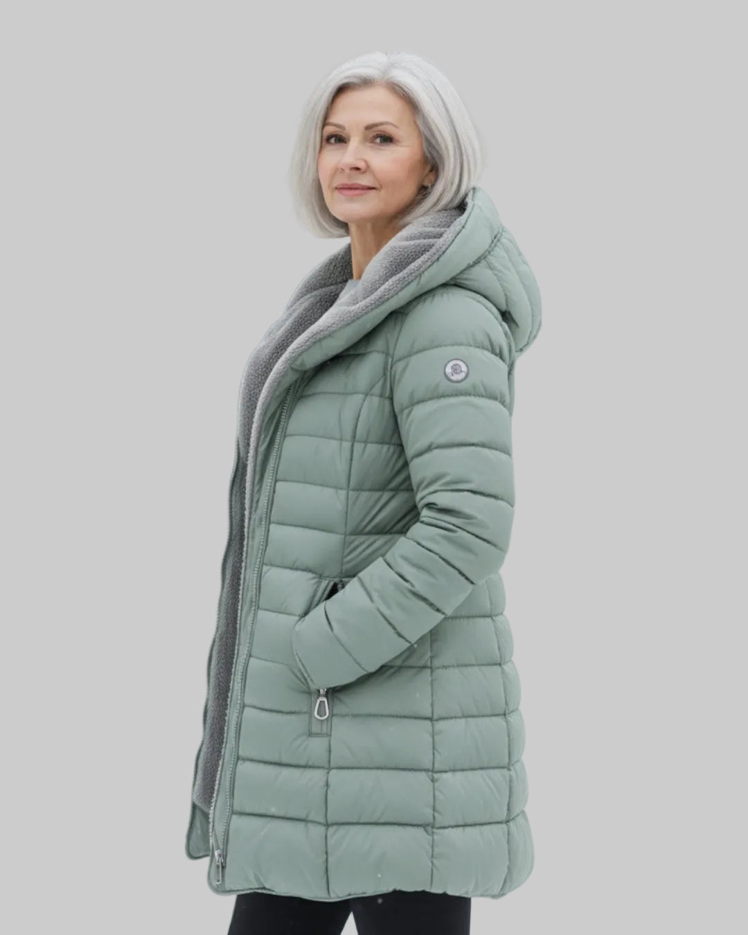 CAYA | Fleece Lined Puffer Jacket