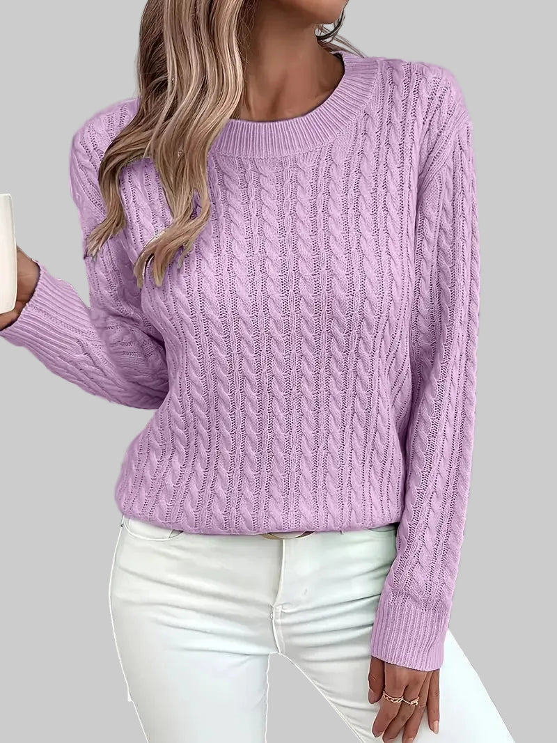 Bernila | Ladies' Cable Knit Jumper