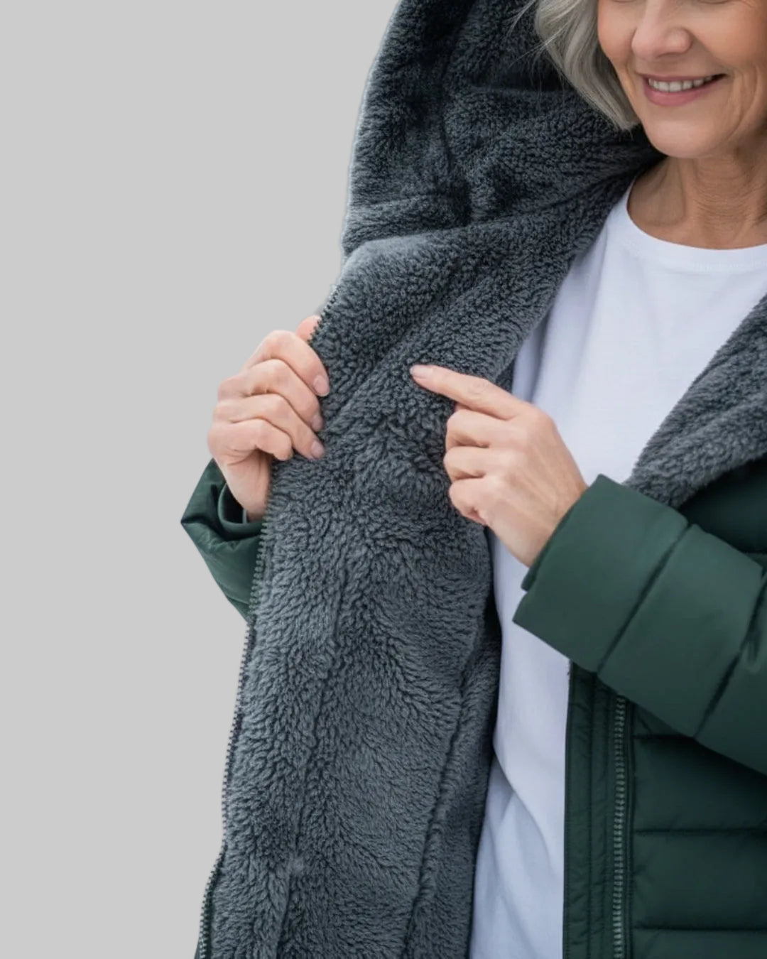 CAYA | Fleece Lined Puffer Jacket