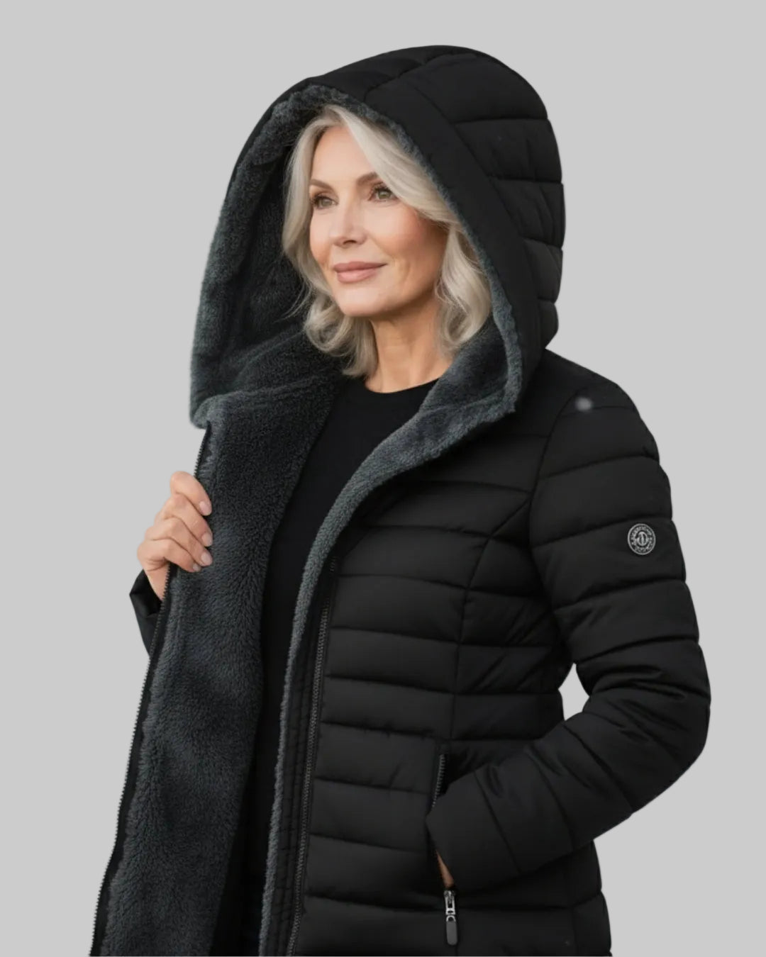 CAYA | Fleece Lined Puffer Jacket