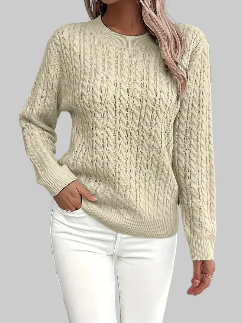 Bernila | Ladies' Cable Knit Jumper