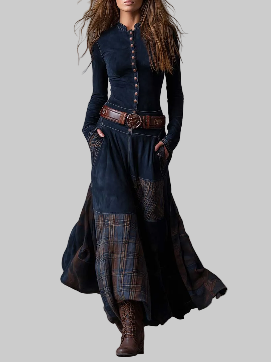 CLARA | Heritage Style Maxi Dress