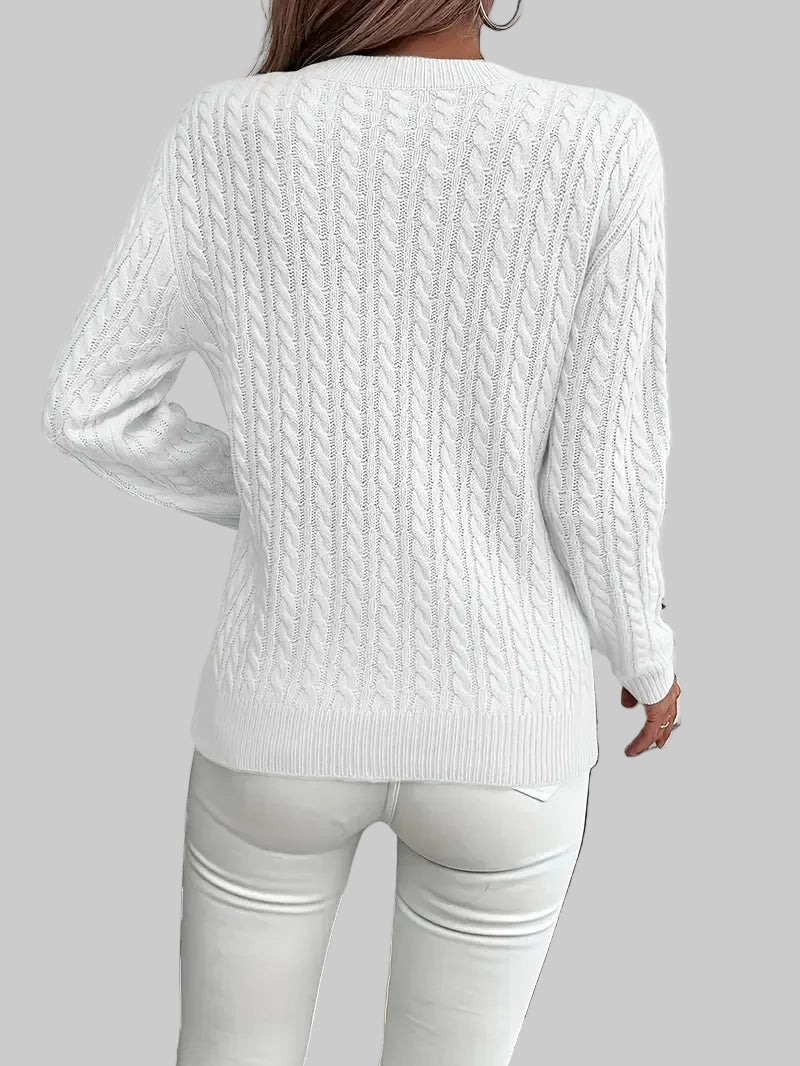 Bernila | Ladies' Cable Knit Jumper