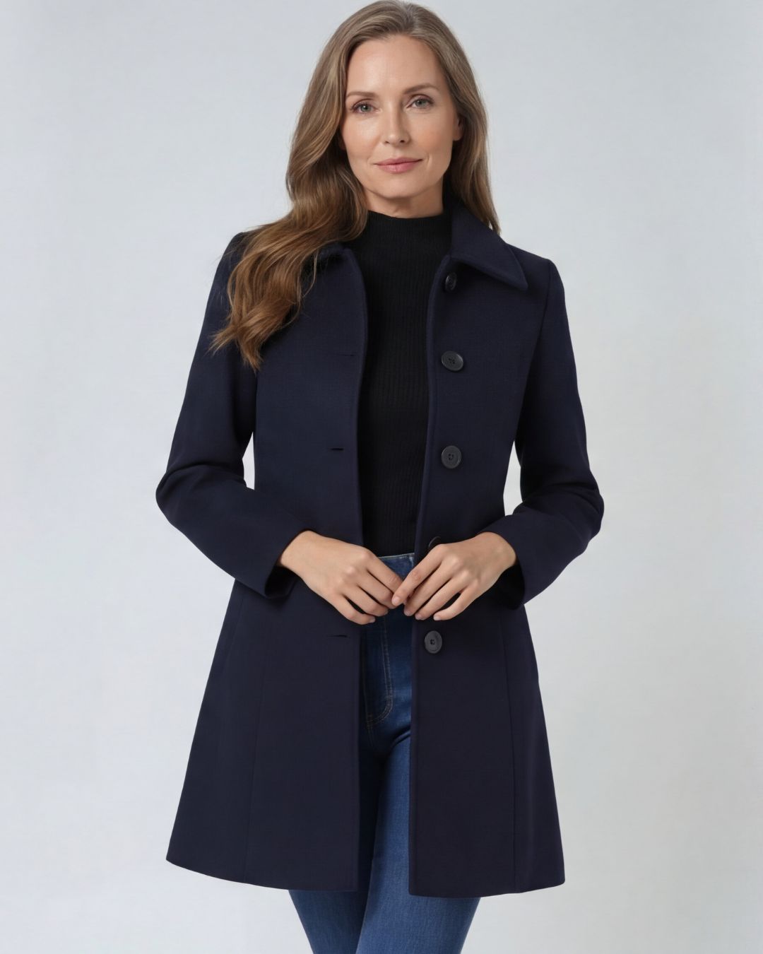 CATHERINE | Heritage Button Coat
