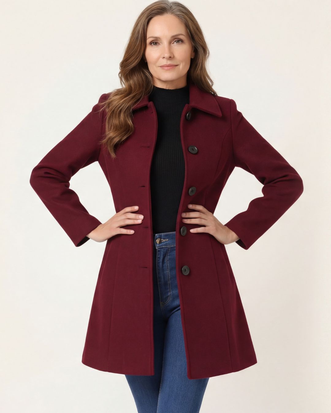 CATHERINE | Heritage Button Coat