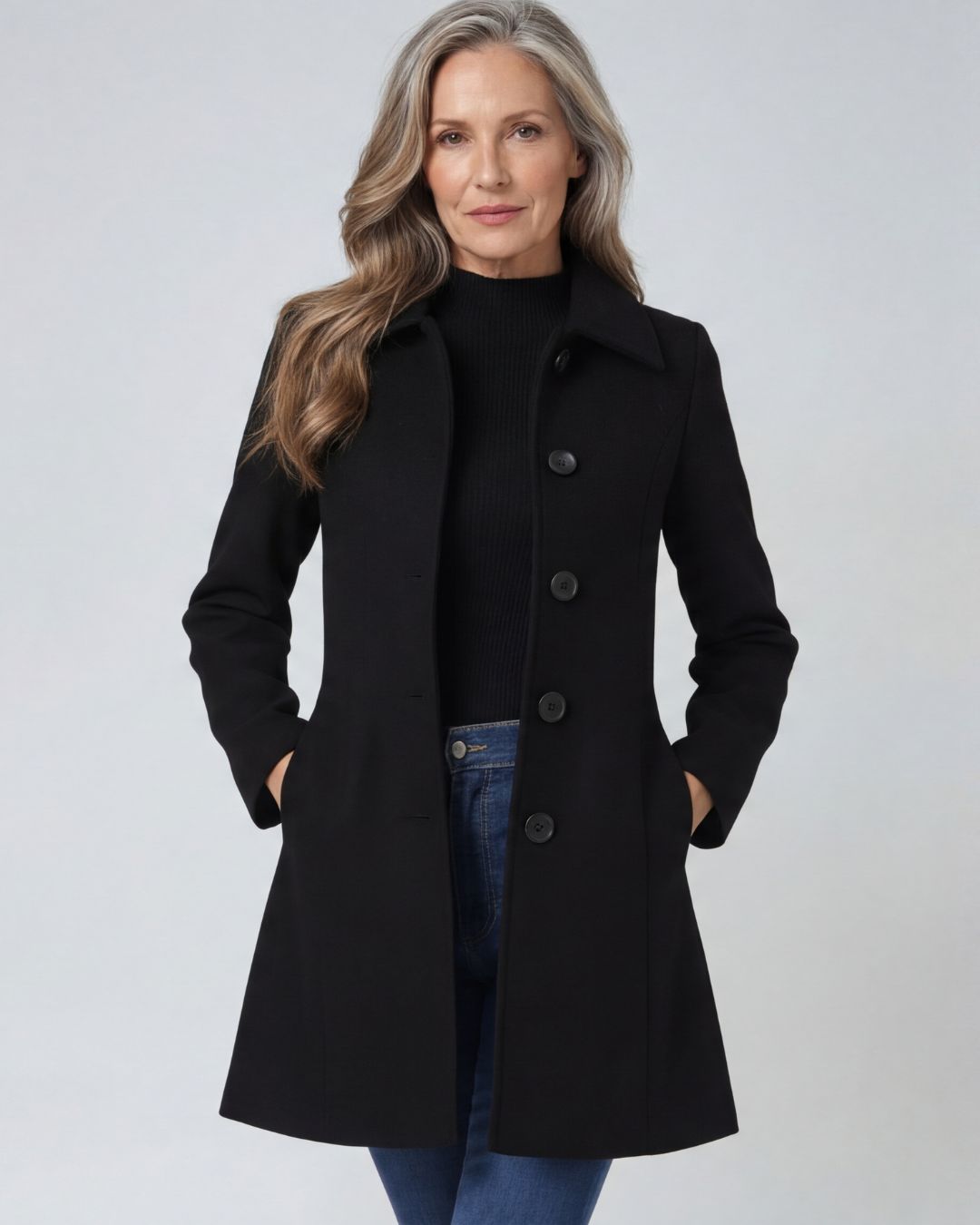 CATHERINE | Heritage Button Coat
