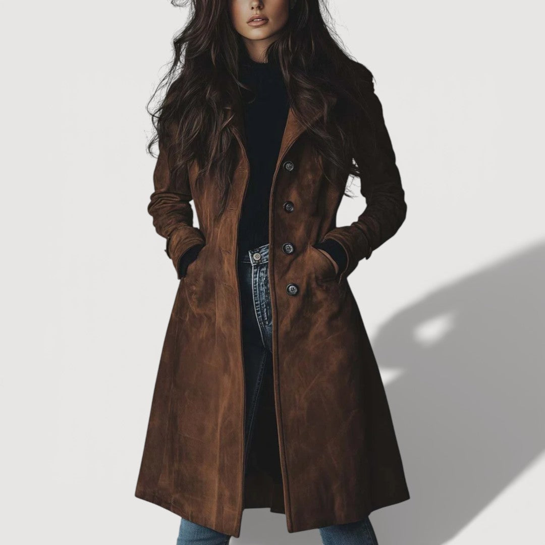 CARMEN | SUEDE TRENCH COAT