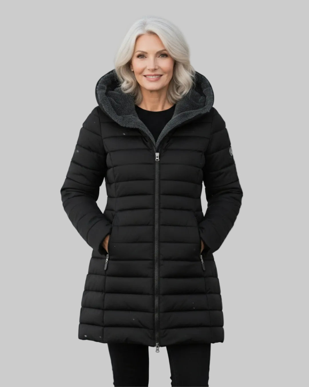 CAYA | Fleece Lined Puffer Jacket