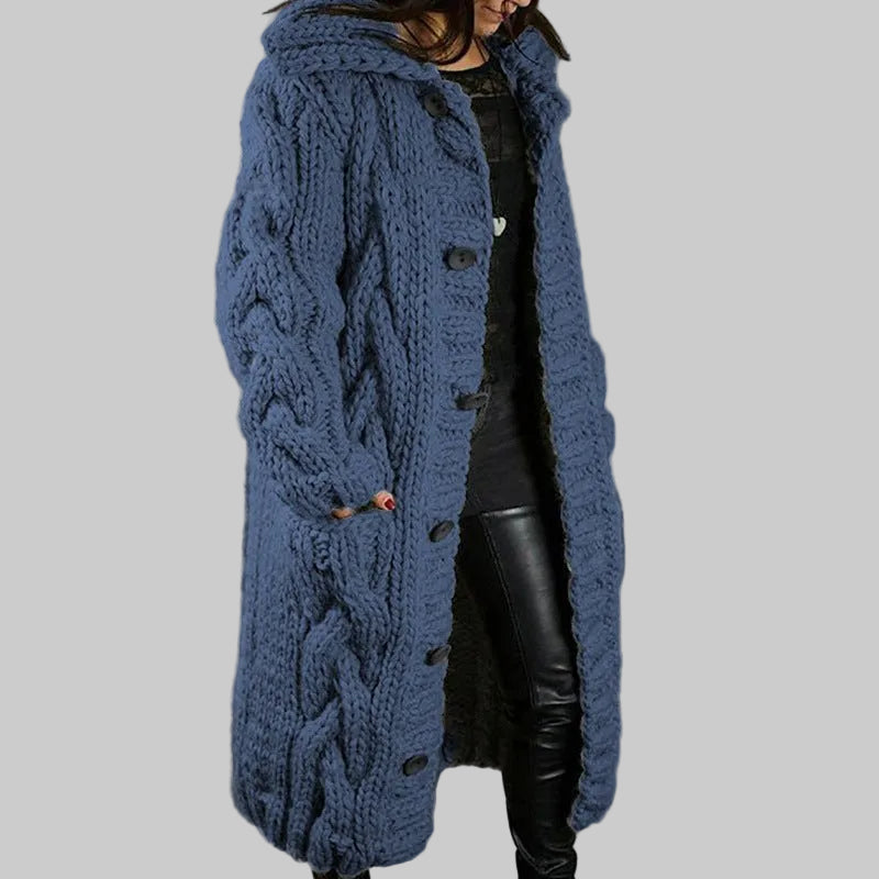 CHARLOTTE | Cozy Cable Knit Coat