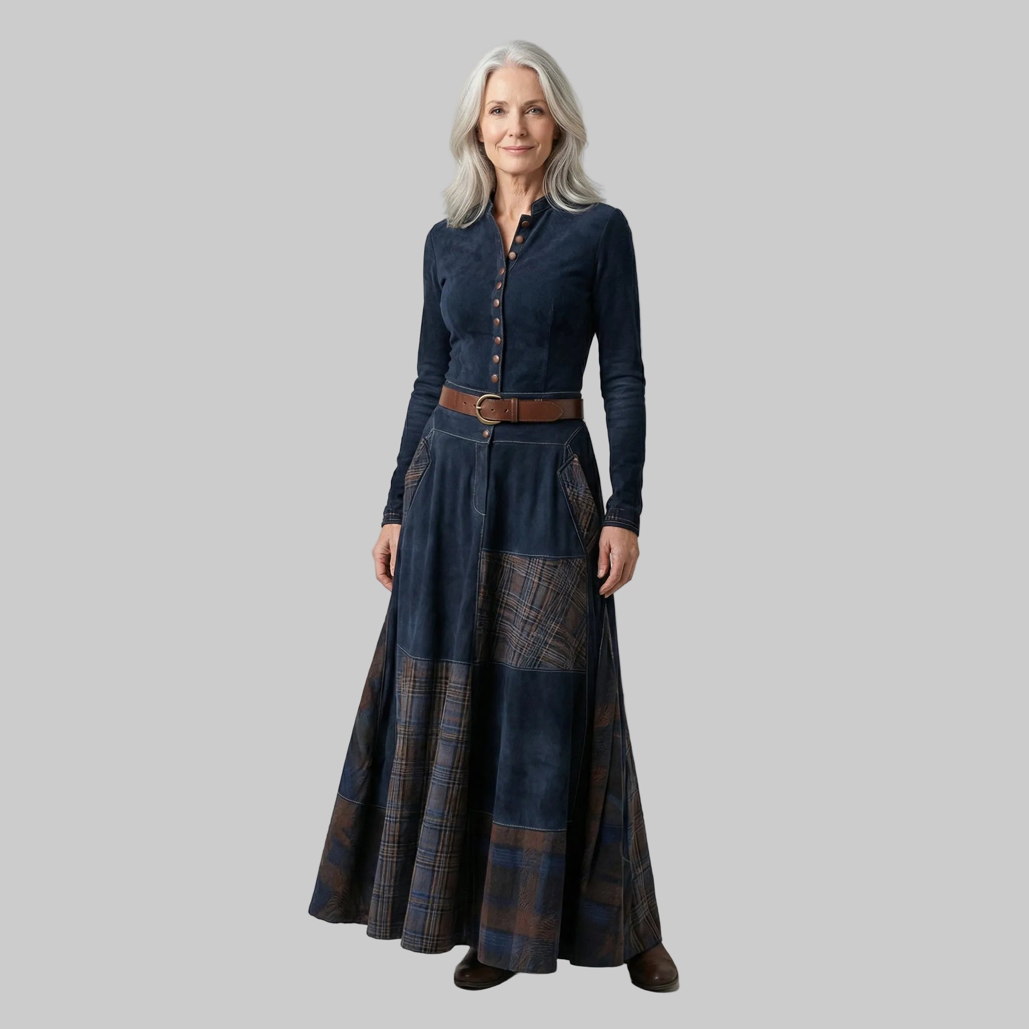 CLARA | Heritage Style Maxi Dress