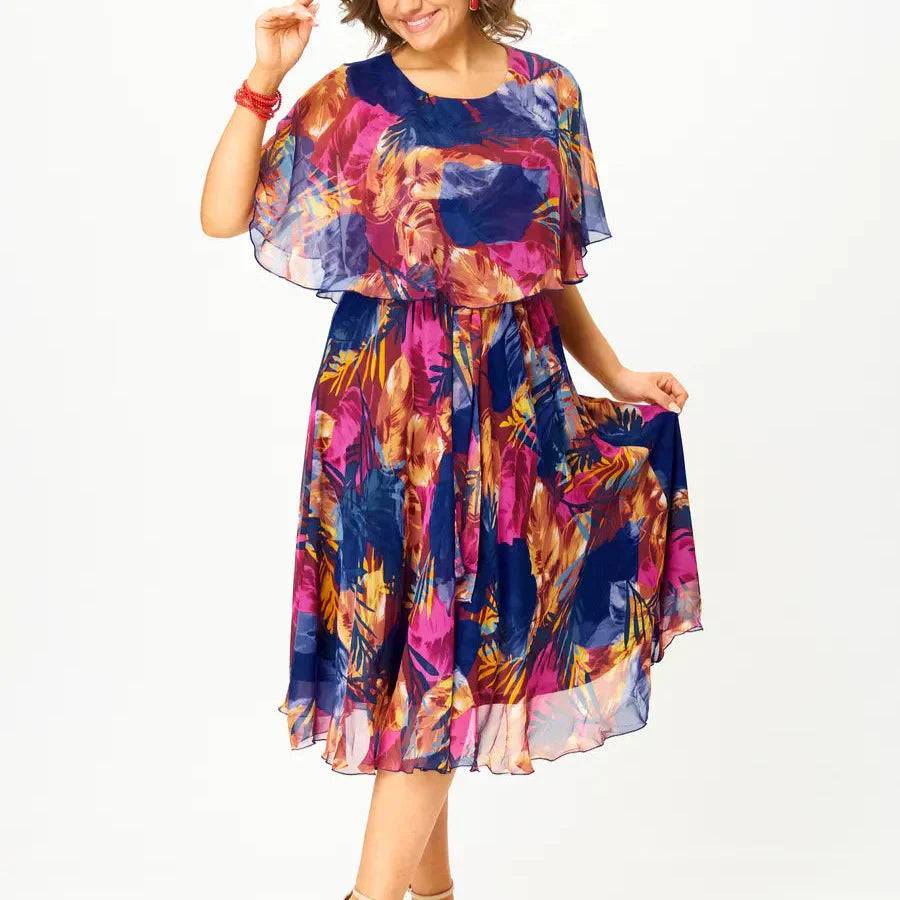 BARBARA | COMFORTABLE CHIFFON DRESS