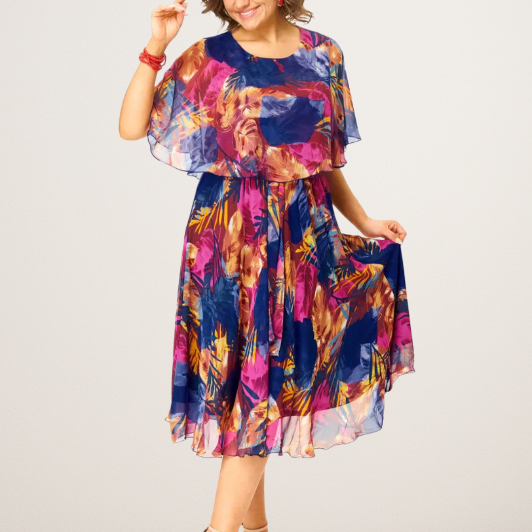 BARBARA | COMFORTABLE CHIFFON DRESS